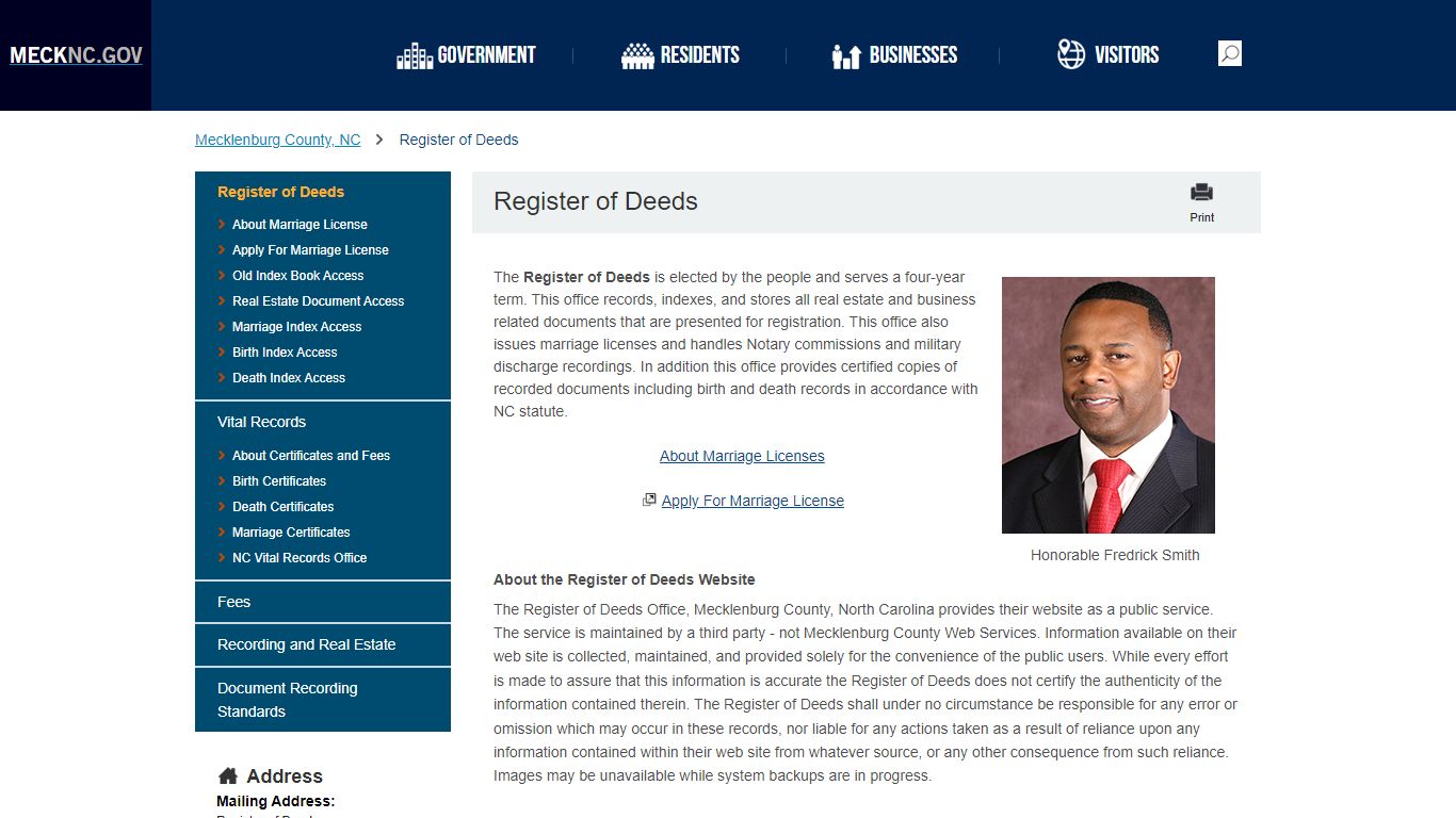 Register of Deeds - mecknc.gov